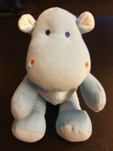 Peluche ippopotamo azzurro con - ippopotamo,