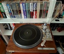 Pioneer PL-518 Giradischi Direct Drive 2 Velocità, Nuovo Parapolvere e Piedini, revisionato