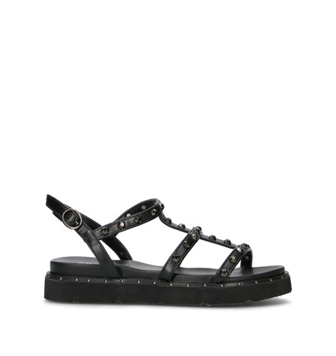 Fricky sandalo donna nero - sandalo, pu