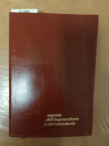 Agenda dell imprenditore - dell'imprenditore, e
