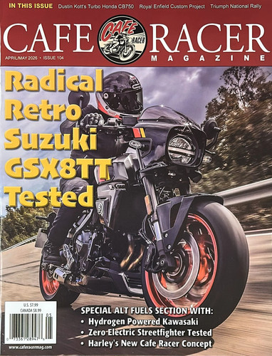 Cafe racer magazine april may - racer,