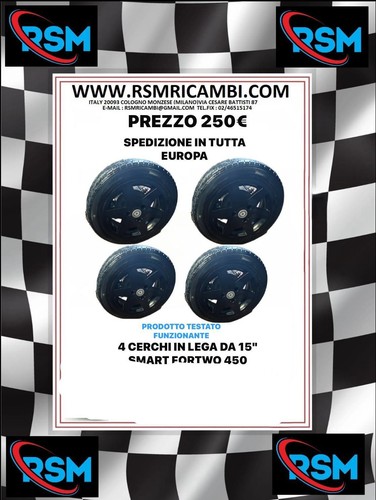 Cerchi lega 15 smart - in,