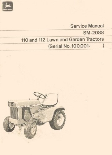 John deere 110 112 - deere,