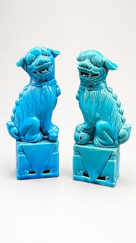 Coppia cani ceramica - cani,