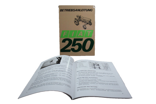 Fiat 250 manuale uso - uso, e