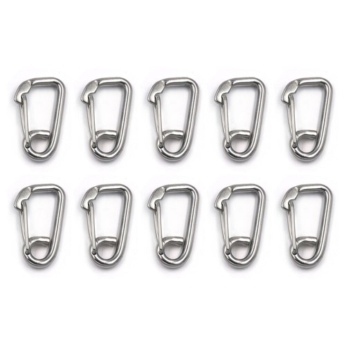 Moschettone acciaio inox - acciaio,