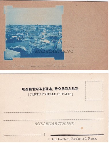 Roma 1900 particolare panorama - roma,