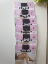 Set 6 paia collant Pompea 15 den. Taglia 3-M