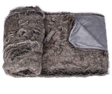 Copriletto in pelliccia