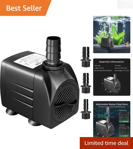 Pompa acqua sommersa 550gph - acqua,
