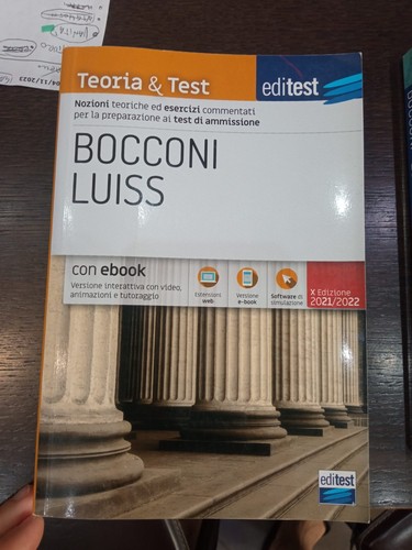 Teoria test per - teoria, ammissione