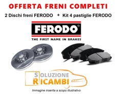 Kit Dischi + Pastiglie Freni POSTERIORI Ferodo FORD FOCUS II Cabrio '06-> 2.0