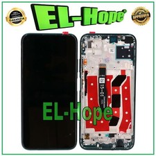 DISPLAY LCD FRAME PER HUAWEI P40 LITE JNY-L21A JNY-LX1 TOUCH SCREEN VETRO VERDE