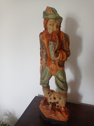 Statua legno fatta mano - legno,