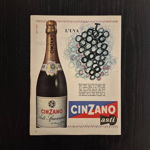 1957 cinzano asti spumante - 1957,