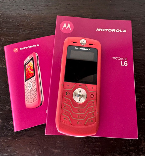 Motorola rosa telefono - l6,