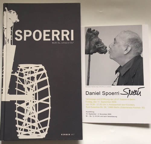 Daniel spoerri firmato invito - daniel,