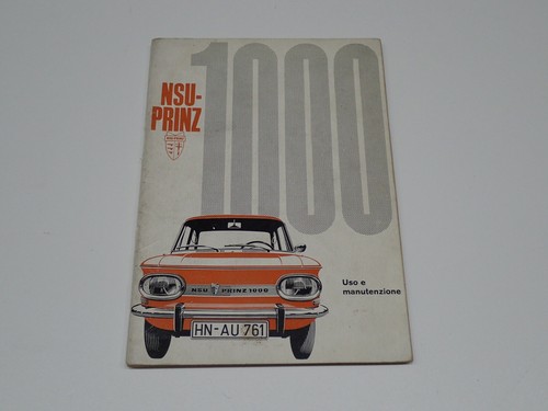 Nsu prinz 1000 libretto - prinz,