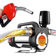 Pompa Trasferimento Diesel Universale 12V/24V/220V Pompa Olio Elettrica Autoadescante
