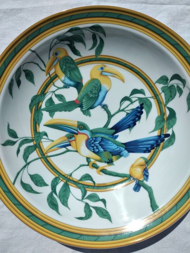 Hermès toucans vassoio grande - hermès,
