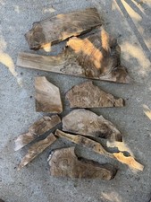 Lotto Radica Di Noce Tornitura Intarsio Oggettistica Restauro