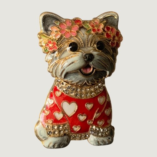 Spilla cane yorkie yorkshire - cane,