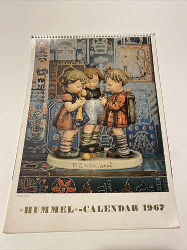 Calendario hummel 1967 vintage - calendario,
