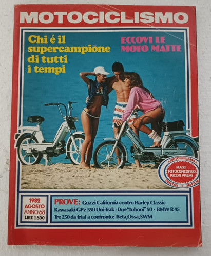 Motociclismo 1982 trial - motociclismo,