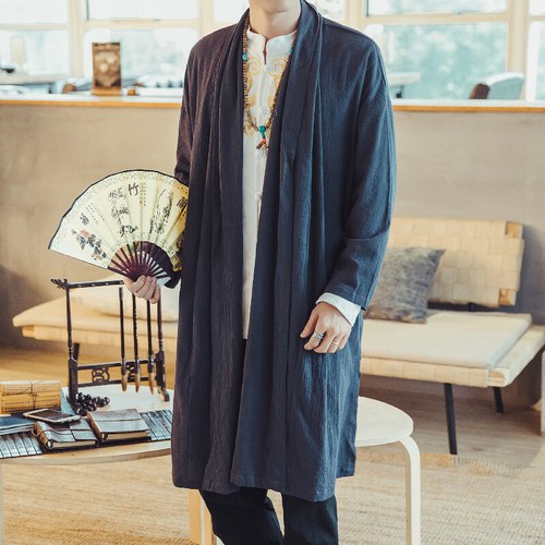 Kimono uomo sciolto - , cotone