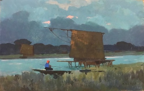 Renato natali dipinto olio - renato,