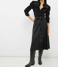 Gonna longuette nera  in