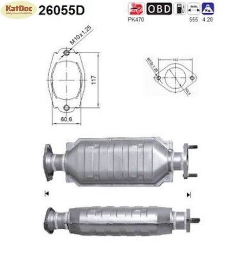 Catalizzatore mitsubishi - catalizzatore,