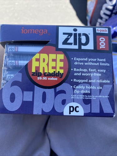Iomega blank zip disc set - iomega,