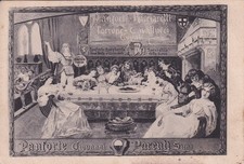 SIENA PANFORTE GIOVANNI PARENTI CARTOLINA PUBBLICITARIA