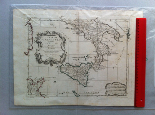 Antica mappa regno napoli - regno,