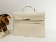 Hardware Hermes Kelly Depeche 34 Epsom bianco argento 13,3 * 10,6 * 3,9 pollici