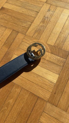 Cintura gucci pelle - gucci, blu