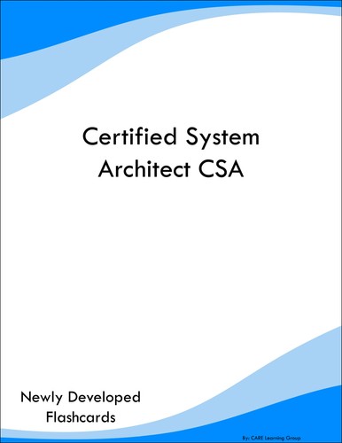 Certified system architect - architect, csa