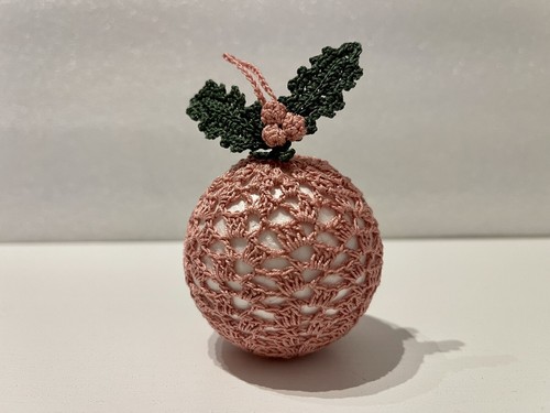 Pallina natale fatta mano - natale,