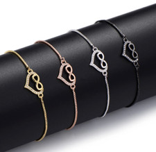 Bracciale infinito cuore