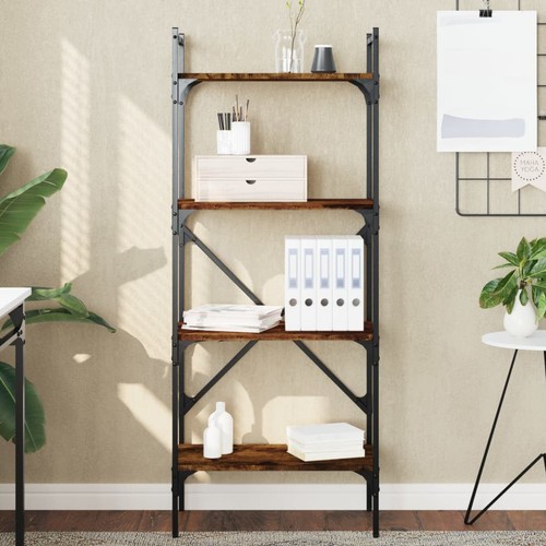 Vidaxl libreria rovere fumo - vidaxl,