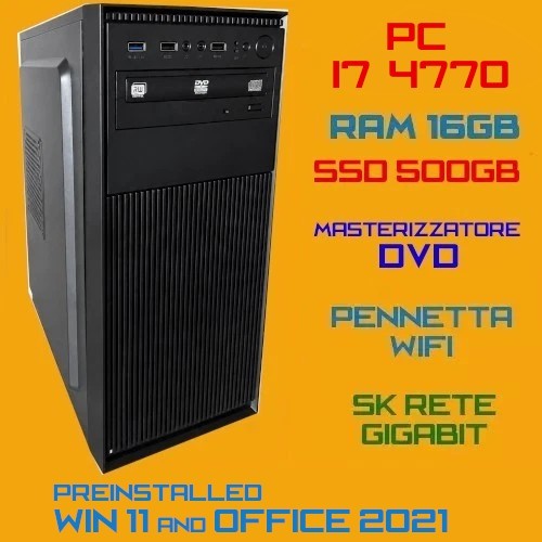 Computer fisso cpu intel - computer, i7