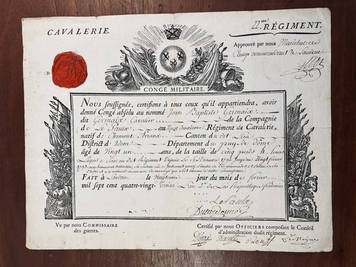 Germaix 1793 saulx - 1793,