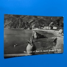 MONTEROSSO AL MARE  LA SPEZIA SPIAGGIA DI FEGINA -  VIAGGIATA 1960 CARTOLINA