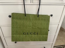 busta shopping bag Gucci verde 48x36x17