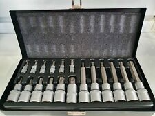 KIT CHIAVI 18 BUSSOLE TORX 1/4 1/ 2 CHIAVI A BUSSOLA IN CASSETTA T8 T60