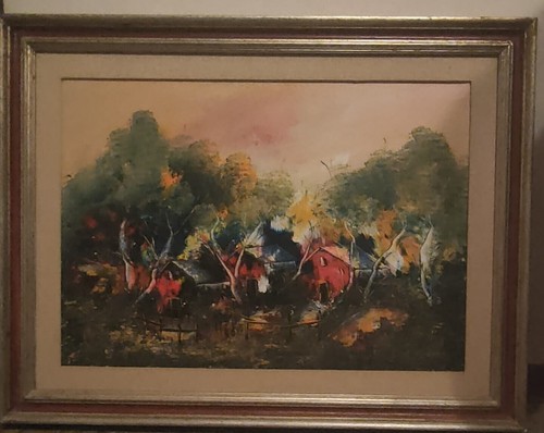 Quadro olio tela - su,