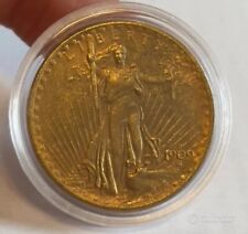 Moneta Liberty 1909 placcata oro aquila 34 mm Riproduzione Copia Stati Uniti