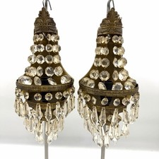 Coppia Antiche APPLIQUE Stile