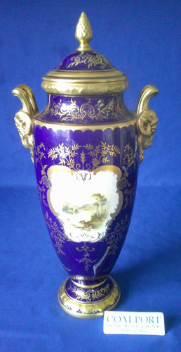 Vaso con coperchio coalport - con,